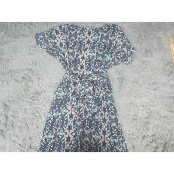 Coldwater Creek Dress Womens 12 A-Line Cap Sleeve Geometric - Picture 3 of 5